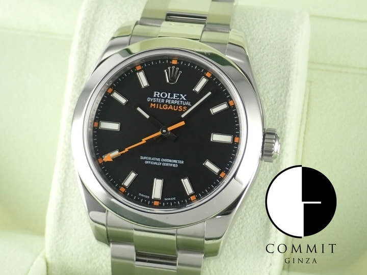 ロレックス ミルガウス Ref.116400 ブラック文字盤 中古 milgauss-27