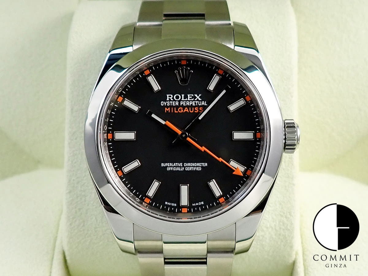 Rolex Milgauss Ref. 116400 Stainless Steel Black Dial