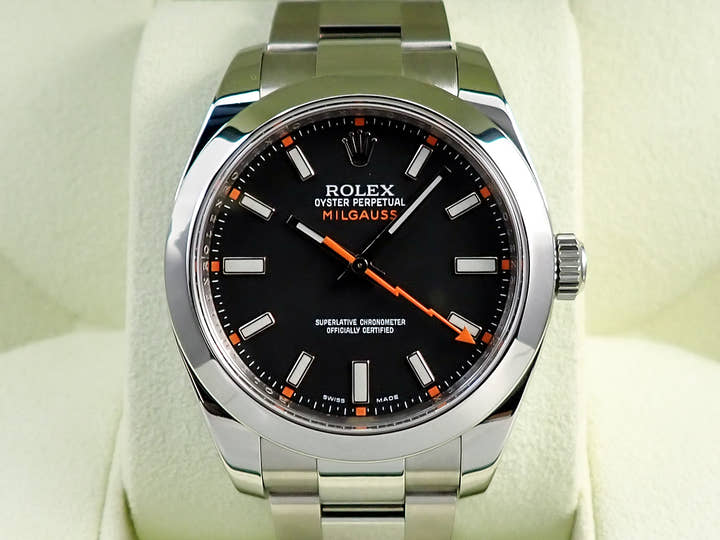 Rolex Milgauss Ref. 116400 Stainless Steel Black Dial