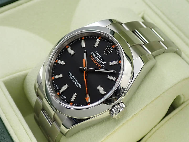 Rolex Milgauss Ref. 116400 Stainless Steel Black Dial