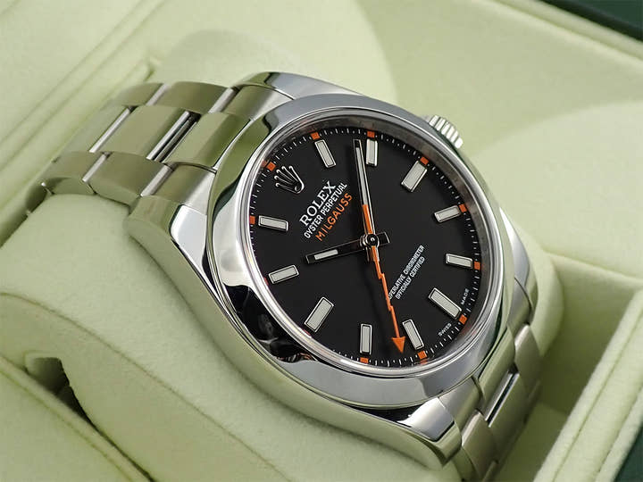 Rolex Milgauss Ref. 116400 Stainless Steel Black Dial