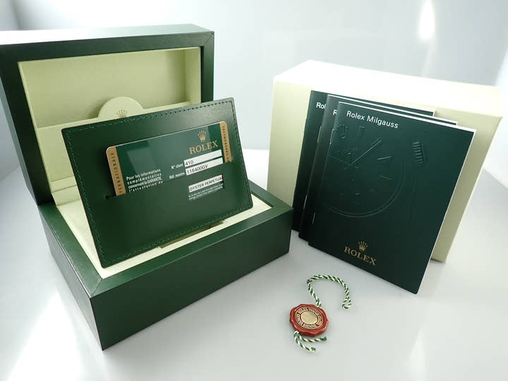 Rolex Milgauss Ref. 116400GV Stainless Steel Black Dial