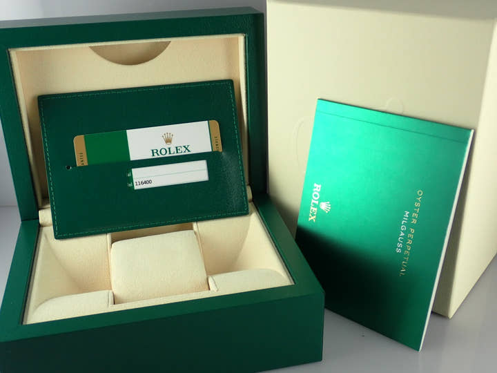 ロレックス ミルガウス Ref.116400 ホワイト文字盤 中古 milgauss-28