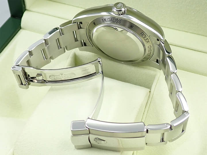 ロレックス ミルガウス Ref.116400 ステンレススチール ホワイト文字盤