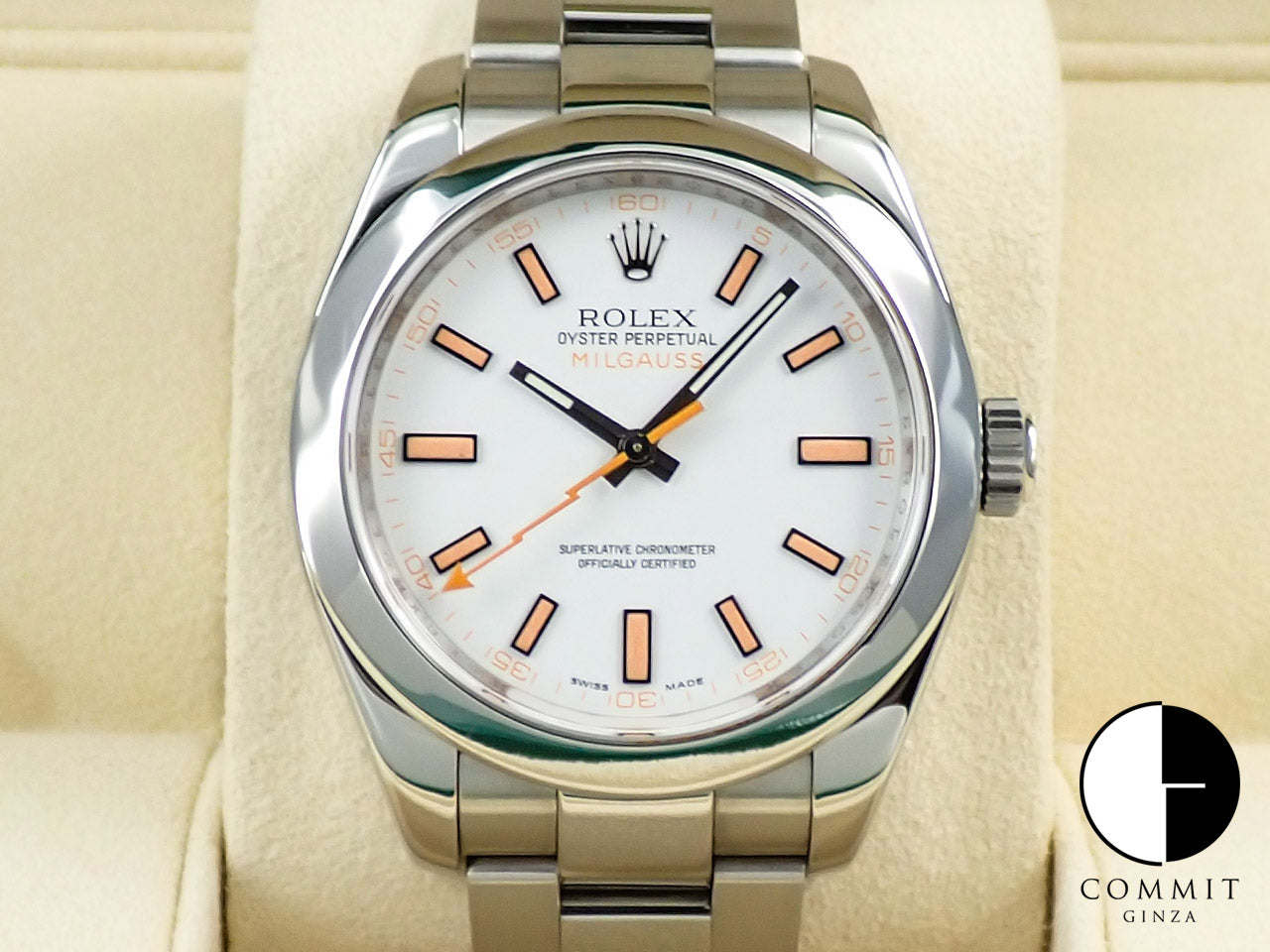 ホワイトキュレムex ミルガウス Ref.116400 ロレックス ミルガウス｜WATCHNIAN公式通販