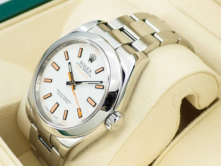 ロレックス ミルガウス Ref.116400 ステンレススチール ホワイト文字盤