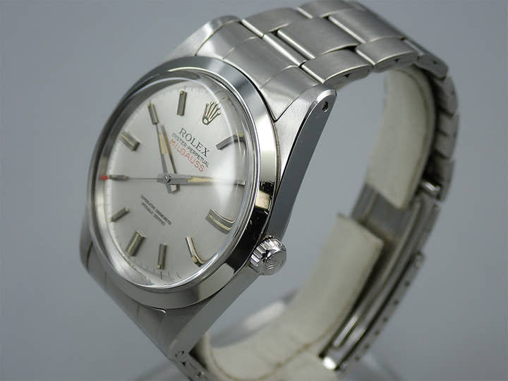 ロレックス ミルガウス Ref.1019 ステンレススチール シルバー文字盤