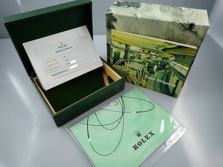 ロレックス ミルガウス Ref.1019 ステンレススチール シルバー文字盤