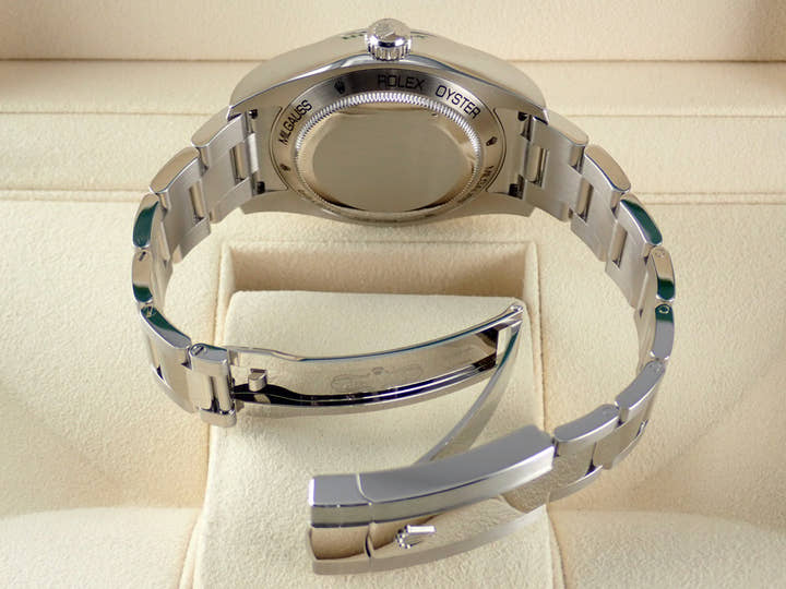 ロレックス ミルガウス Ref.116400GV Zブルー文字盤 未使用 milgauss-30