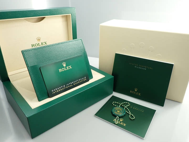 ロレックス ミルガウス Ref.116400GV ステンレススチール Zブルー文字盤