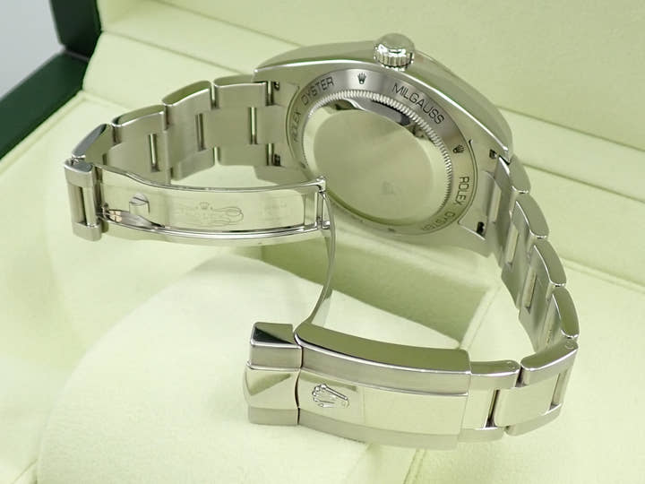 ロレックス ミルガウス Ref.116400 ステンレススチール ホワイト文字盤