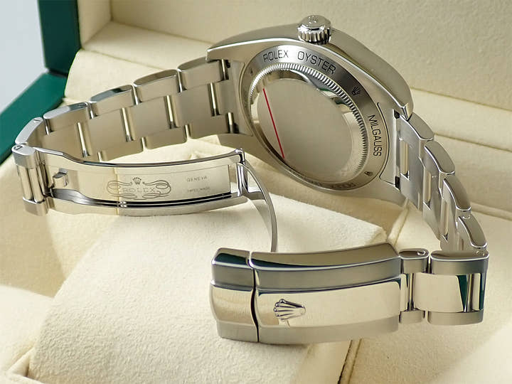 ロレックス ミルガウス Ref.116400GV ステンレススチール Zブルー文字盤