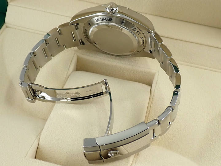 ロレックス ミルガウス Ref.116400GV ステンレススチール Zブルー文字盤