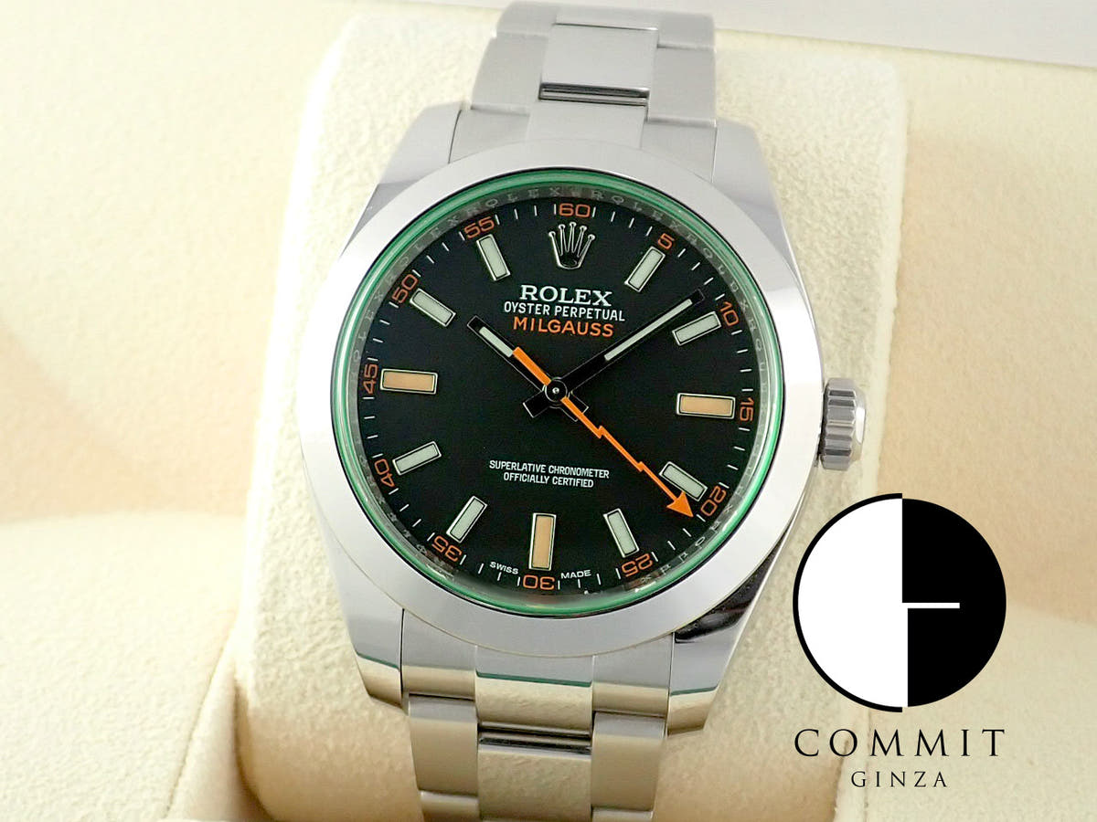 ロレックス ミルガウス Ref.116400GV ブラック文字盤 極美品 milgauss-34