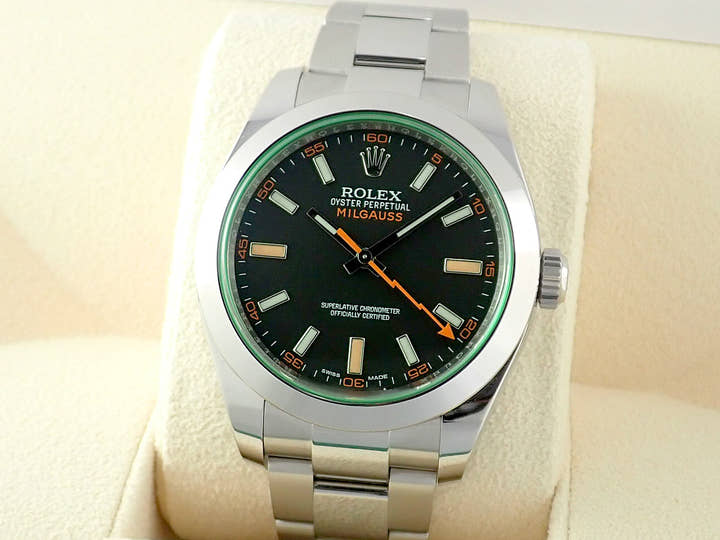 ロレックス ミルガウス Ref.116400GV ブラック文字盤 極美品 milgauss-34