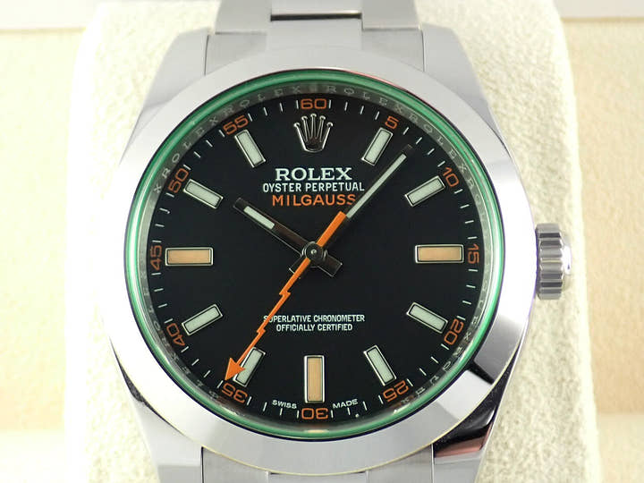 ロレックス ミルガウス Ref.116400GV ブラック文字盤 極美品 milgauss-34
