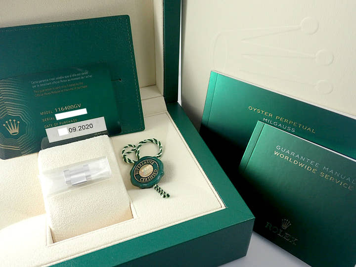 ロレックス ミルガウス Ref.116400GV ブラック文字盤 極美品 milgauss-34