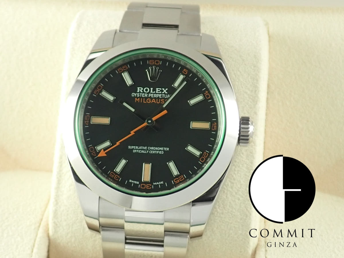 ロレックス ミルガウス Ref.116400GV ブラック文字盤 未使用 milgauss-35