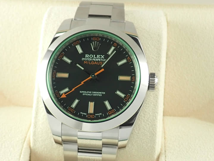 ロレックス ミルガウス Ref.116400GV ブラック文字盤 未使用 milgauss-35