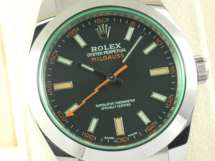 ロレックス ミルガウス Ref.116400GV ブラック文字盤 未使用 milgauss-35