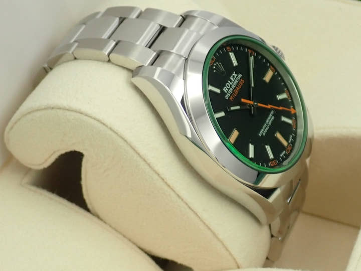 ロレックス ミルガウス Ref.116400GV ブラック文字盤 未使用 milgauss-35