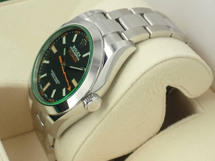 ロレックス ミルガウス Ref.116400GV ブラック文字盤 未使用 milgauss-35