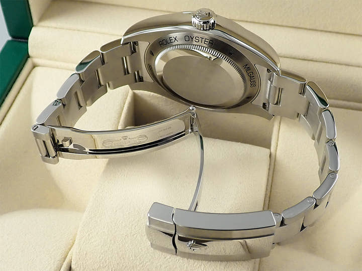 ロレックス ミルガウス Ref.116400GV ステンレススチール Zブルー文字盤