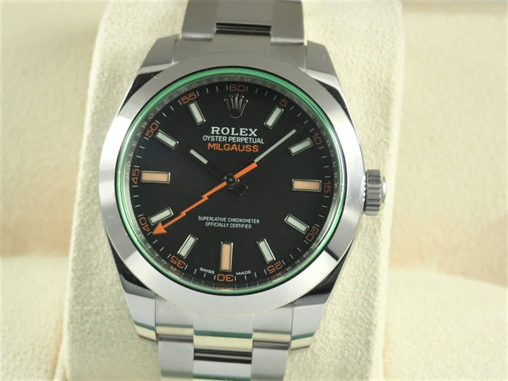 ロレックス ミルガウス Ref.116400GV ブラック文字盤 未使用 milgauss-37