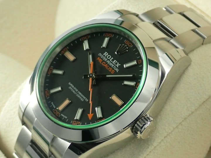 ロレックス ミルガウス Ref.116400GV ブラック文字盤 未使用 milgauss-37