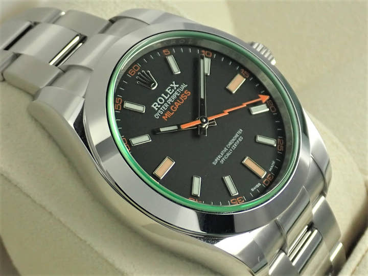 ロレックス ミルガウス Ref.116400GV ブラック文字盤 未使用 milgauss-37