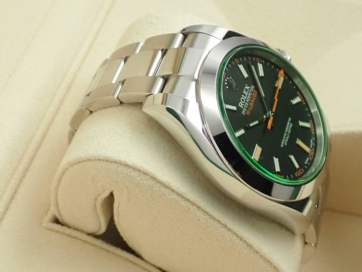 ロレックス ミルガウス Ref.116400GV ブラック文字盤 未使用 milgauss-38
