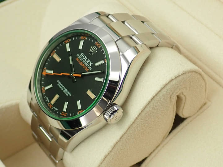 ロレックス ミルガウス Ref.116400GV ブラック文字盤 未使用 milgauss-38
