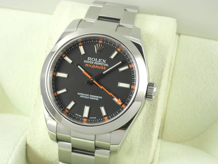 ロレックス ミルガウス Ref.116400 ブラック文字盤 中古 milgauss-39