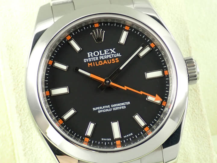 ロレックス ミルガウス Ref.116400 ブラック文字盤 中古 milgauss-39