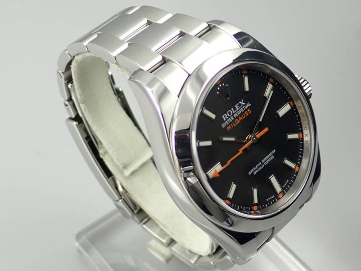 ロレックス ミルガウス Ref.116400 ブラック文字盤 中古 milgauss-39