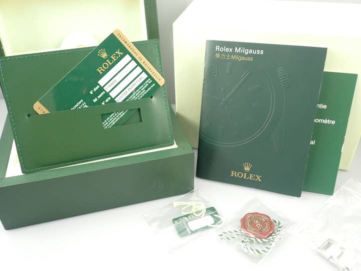 ロレックス ミルガウス Ref.116400 ブラック文字盤 中古 milgauss-39