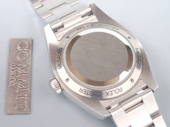 ロレックス ミルガウス Ref.116400 ホワイト文字盤 中古 milgauss-3