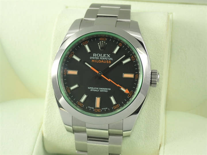 ロレックス ミルガウス Ref.116400GV ブラック文字盤 中古 milgauss-40
