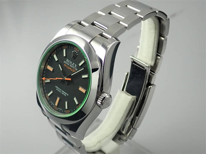 ロレックス ミルガウス Ref.116400GV ブラック文字盤 中古 milgauss-40
