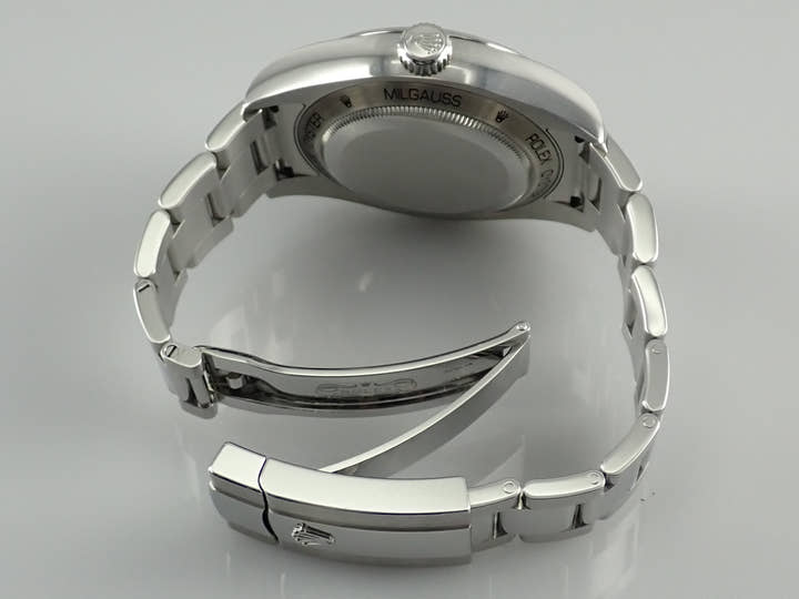 ロレックス ミルガウス Ref.116400GV Zブルー文字盤 中古 milgauss-41