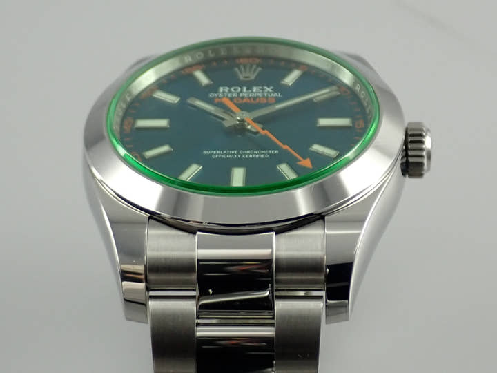ロレックス ミルガウス Ref.116400GV Zブルー文字盤 中古 milgauss-41
