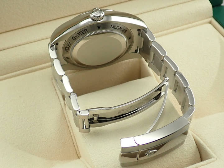 Rolex Milgauss Z Blue Dial/Green Glass <New Warranty Card, Box, etc.>