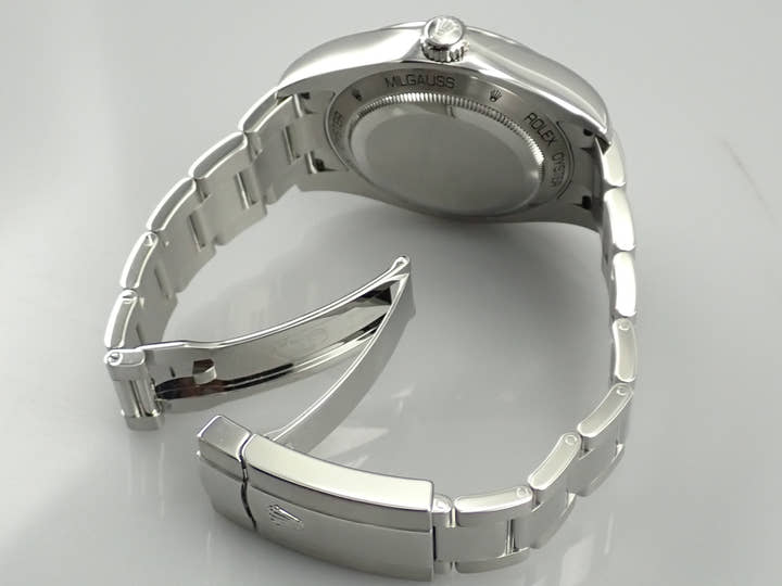 ロレックス ミルガウス Ref.116400 ステンレススチール ホワイト文字盤