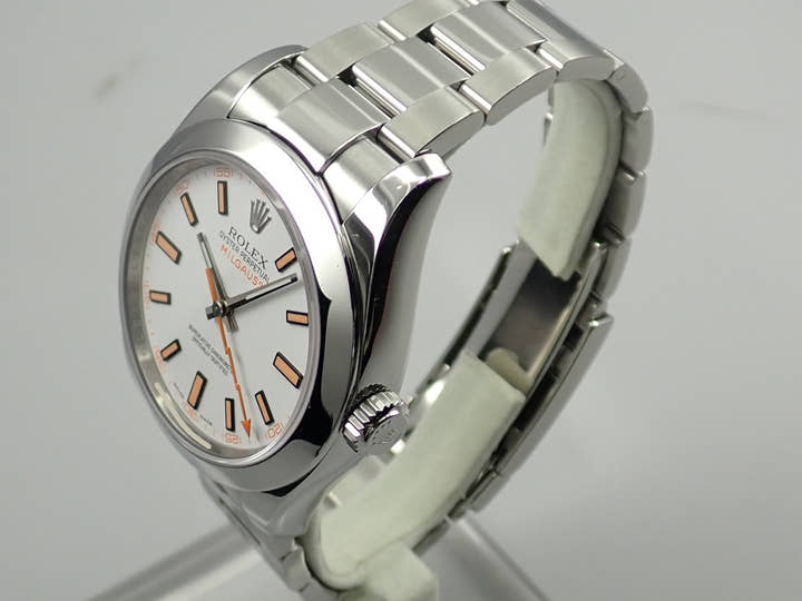 ロレックス ミルガウス Ref.116400 ステンレススチール ホワイト文字盤
