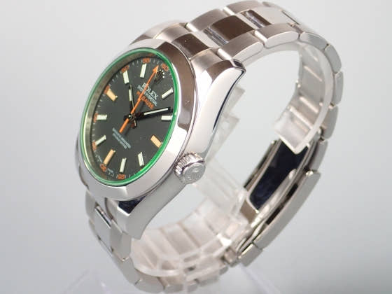 ロレックス ミルガウス Ref.116400GV ブラック文字盤 中古 milgauss-4