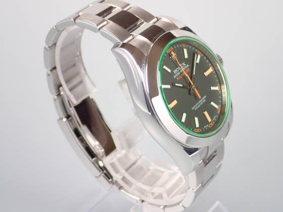 ロレックス ミルガウス Ref.116400GV ブラック文字盤 中古 milgauss-4