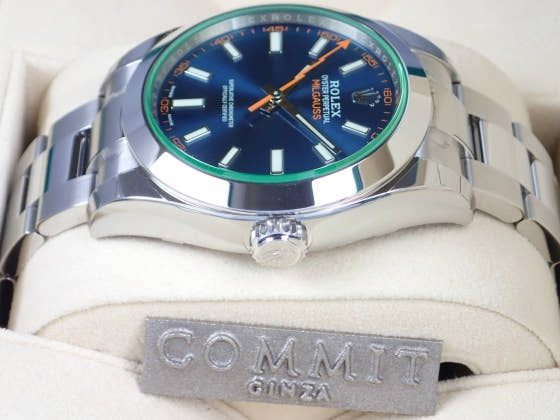 Rolex Milgauss Ref.116400GV Z Blue Dial Unused milgauss-5