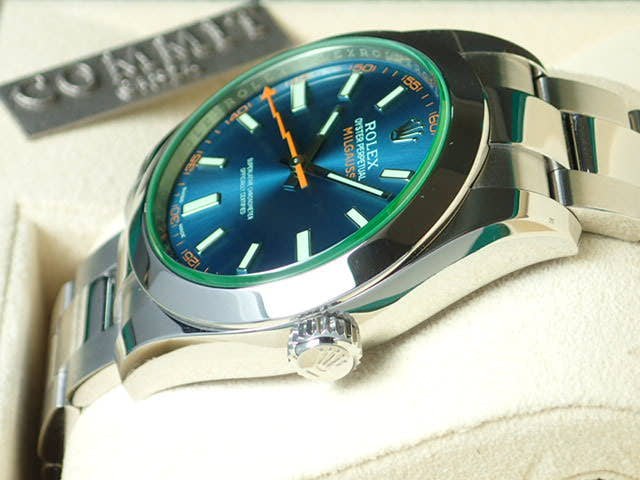 Rolex Milgauss Ref.116400GV Z Blue Dial Used milgauss-7