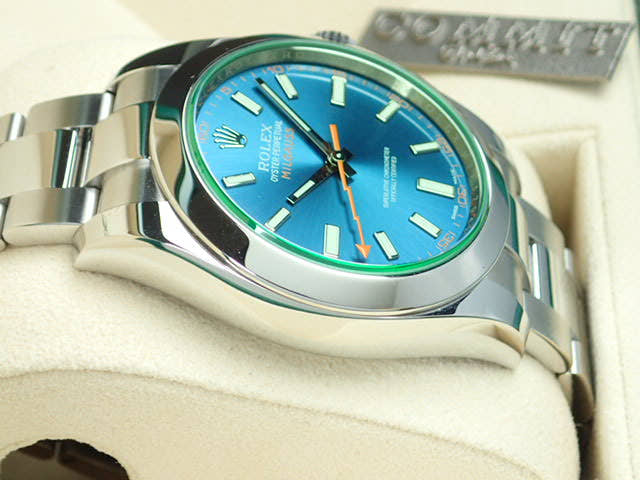 Rolex Milgauss Ref.116400GV Z Blue Dial Used milgauss-7