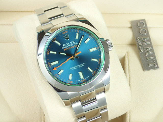 Rolex Milgauss Ref.116400GV Z Blue Dial Used milgauss-7